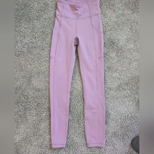 Lululemon Pink High-Rise Leggings Size 0 | Full Length
